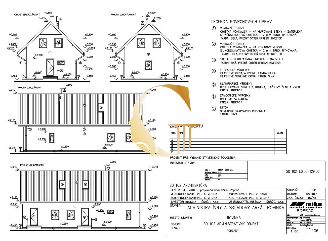 GODDESS PROPERTY – REZERVOVANE – PRENÁJOM – budova 200 m2 s kanceláriami/zariadenými miestnosťami, terasa,10x PARKING – SKLAD 100m2 – ROVINKA
