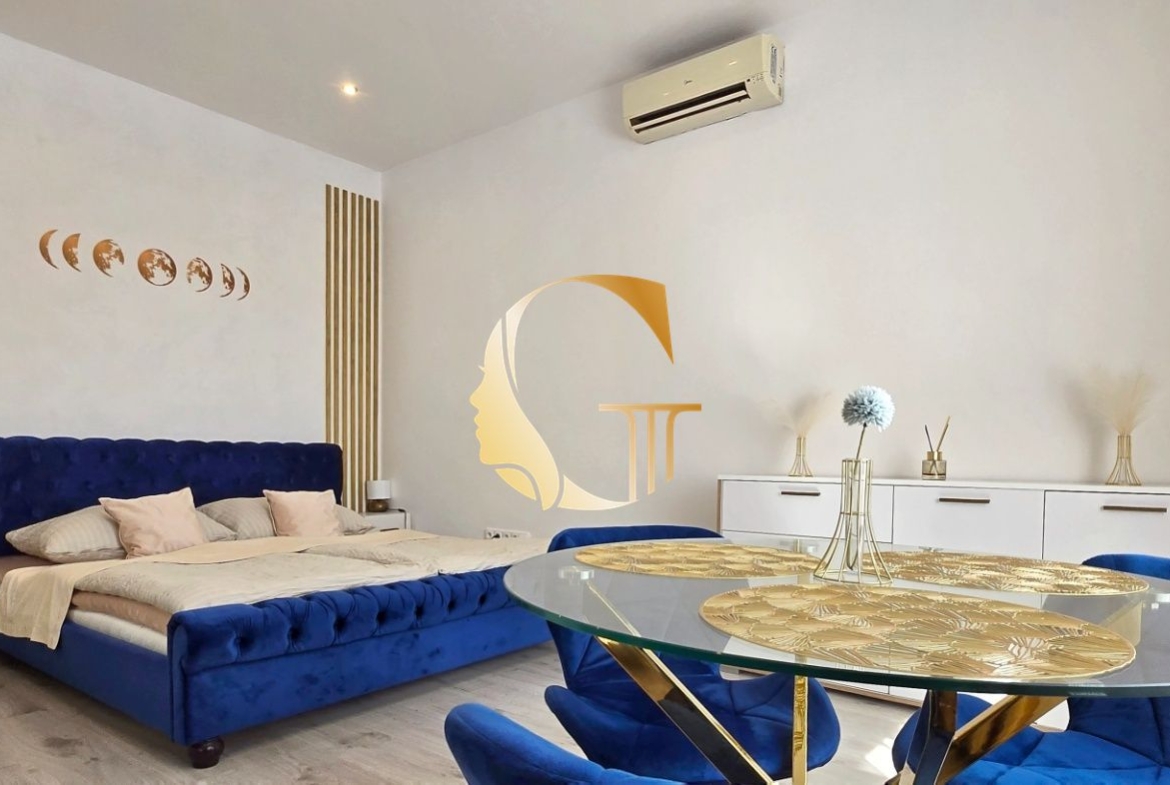 GODDESS PROPERTY – REZERVOVANÉ – PRENÁJOM ( aj krátkodobý ) – luxusný 1 izbový byt 42 m2 s PARKOVANÍM – Teslova ulica – Ružinov