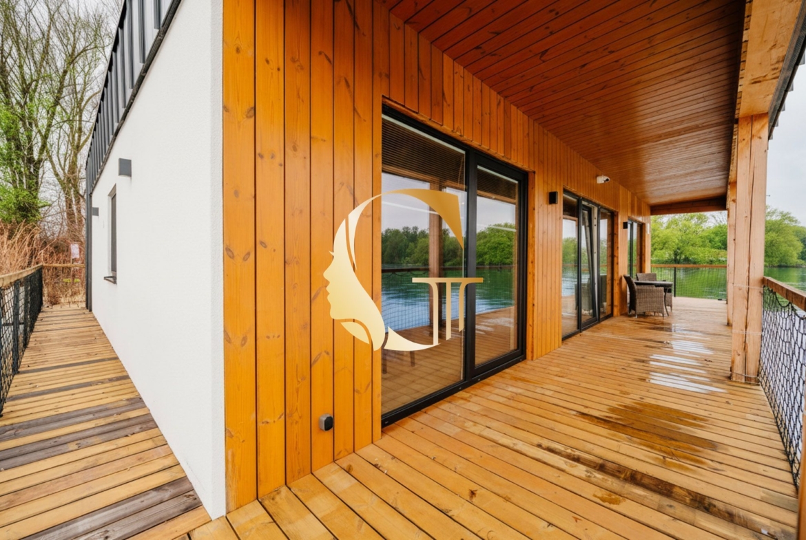 GODDESS PROPERTY – REZERVOVANÉ – PRENÁJOM – HAUSBÓT 210 m2- zariadený s KLIMATIZÁCIOU – ZVIERATKO POVOLENÉ – 5x parking – JAROVECKÉ RAMENO