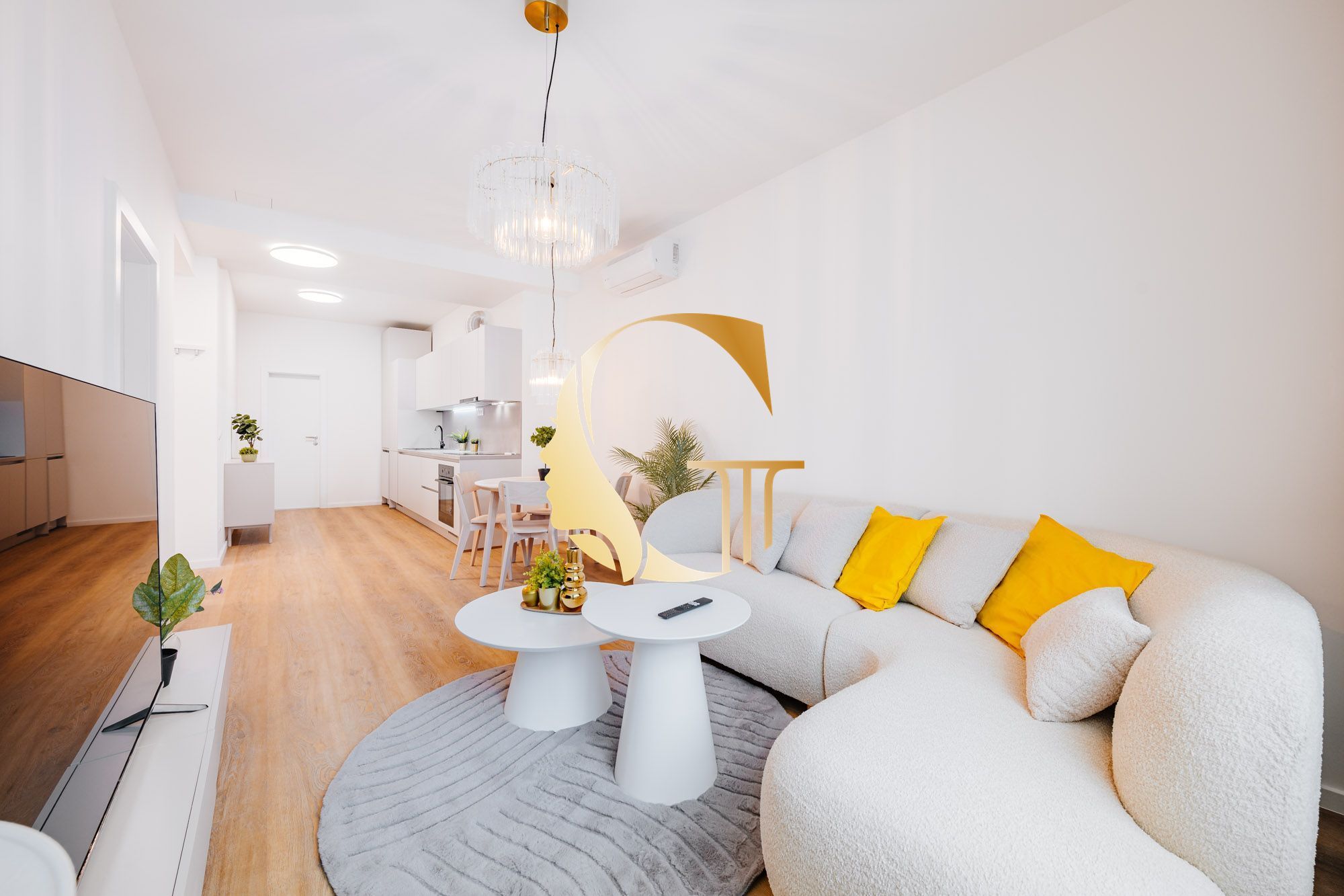 GODDESS PROPERTY – rezervovane – PRENÁJOM 2 izbový byt 51 m2 s kobkou v NOVOSTAVBE – moderne zariadený – centrum  – Poštová ulica – Staré Mesto