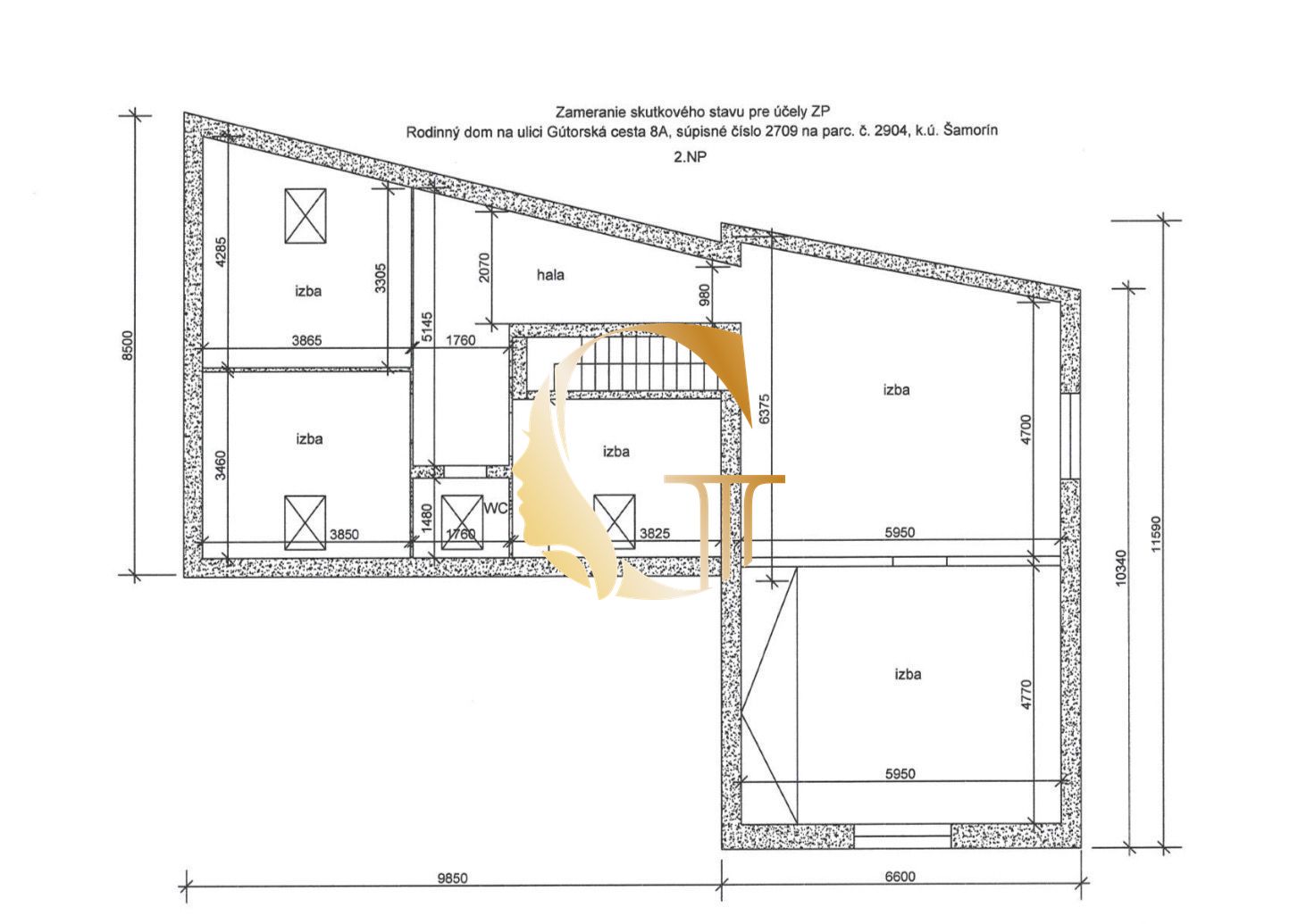 GODDESS PROPERTY – exkluzívne – PREDAJ – 6 izbový rodinný dom s garážou – 5x parkovanie – Gútorská cesta – ŠAMORÍN