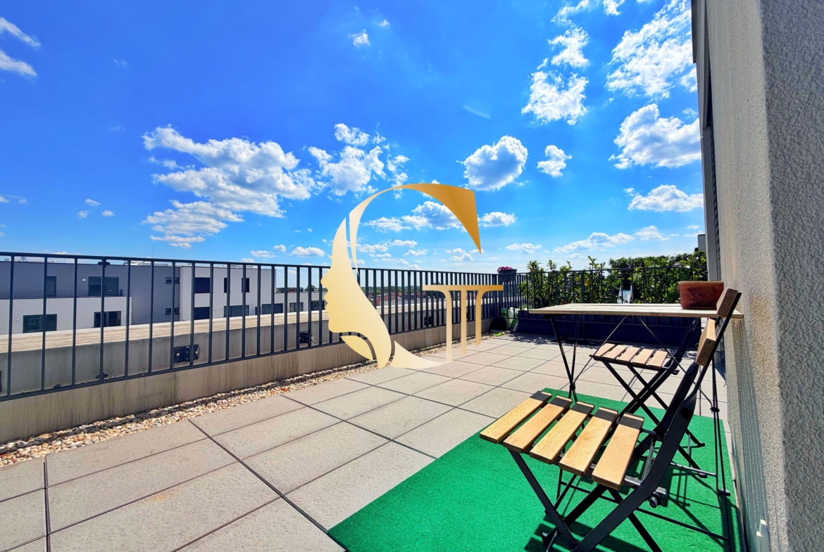 GODDESS PROPERTY – REZERVOVANÉ – PRENÁJOM 2 izbový byt 56 m2 – TERASA 21 m2 – 2x PARKING v garáži – Broskyňová ulica – ROVINKA