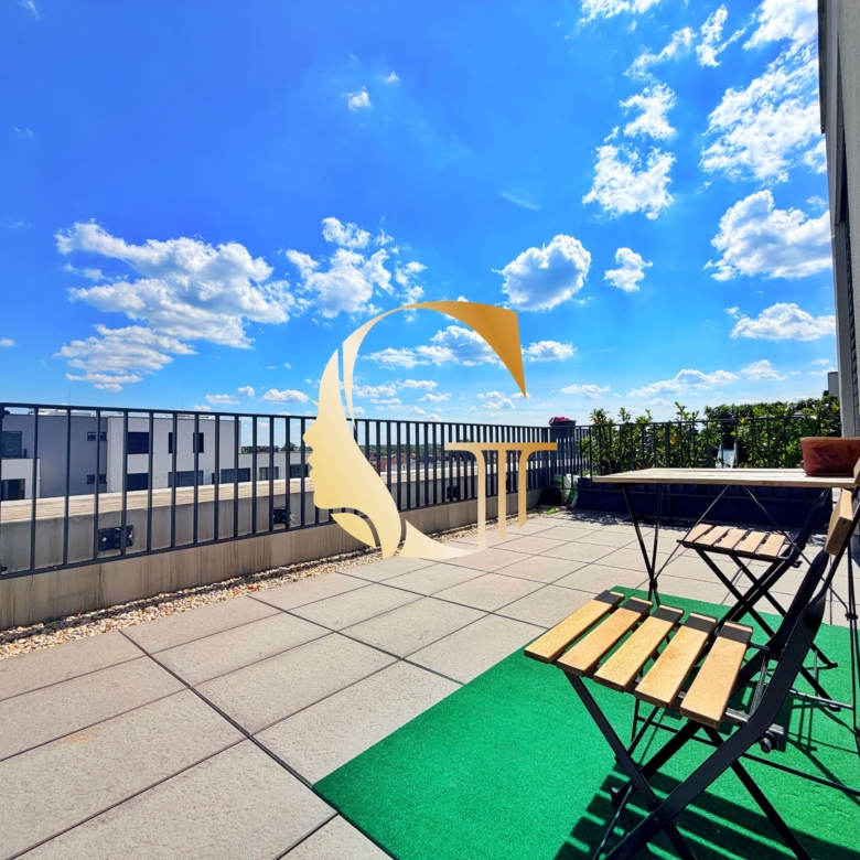 GODDESS PROPERTY – exkluzívne – PRENÁJOM 2 izbový byt 56 m2 – TERASA 21 m2 – 2x PARKING v garáži – Broskyňová ulica – ROVINKA