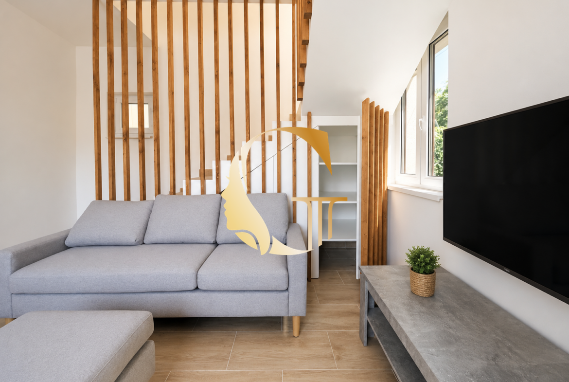 GODDESS PROPERTY – PRENÁJOM – 2 izb BYT 40 m2 v dome so ZÁHRADKOU – klimatizácia – ZVIERATKO POVOLENÉ – Baničova ulica – VAJNORY