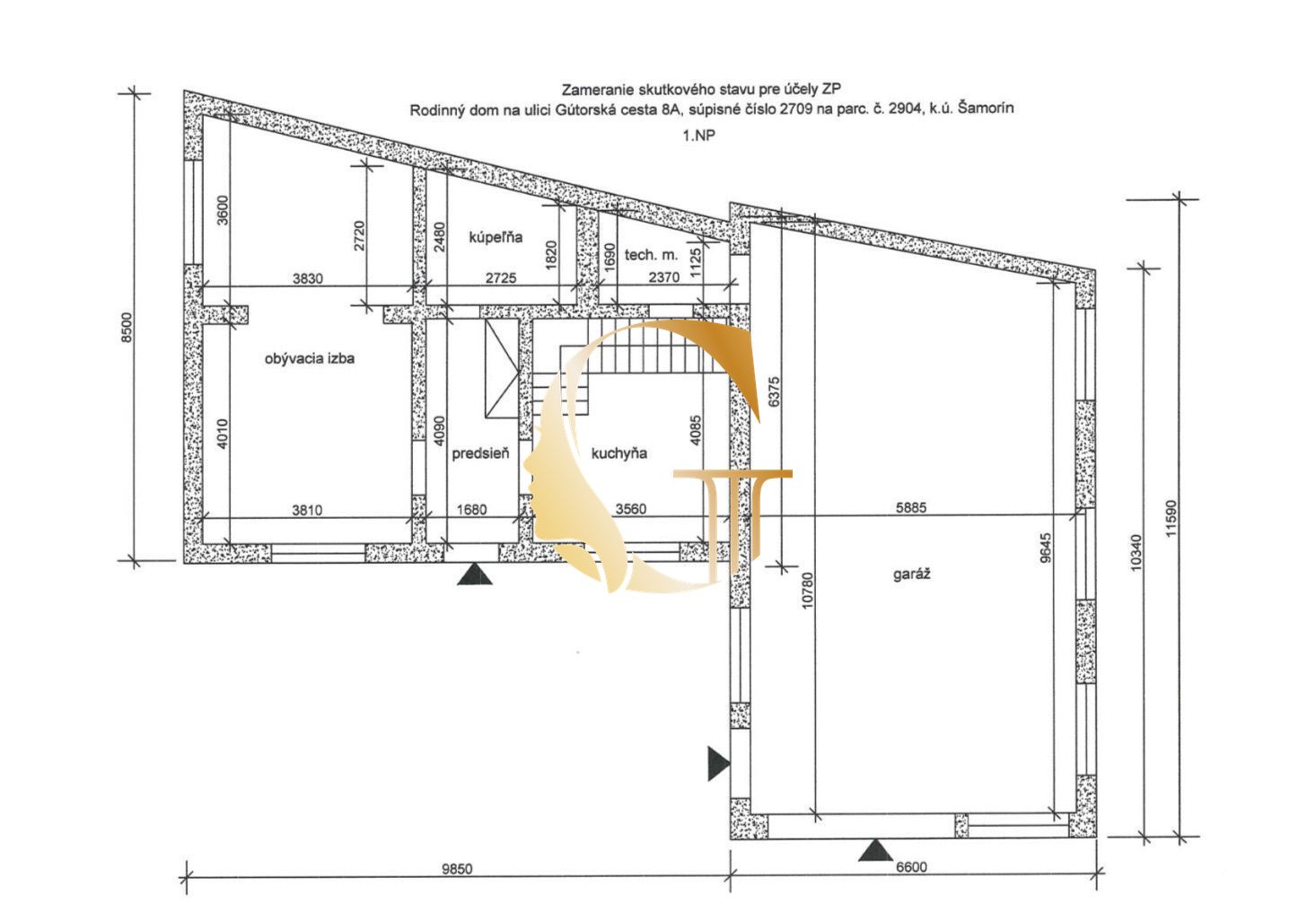 GODDESS PROPERTY – exkluzívne – PREDAJ – 6 izbový rodinný dom s garážou – 5x parkovanie – Gútorská cesta – ŠAMORÍN
