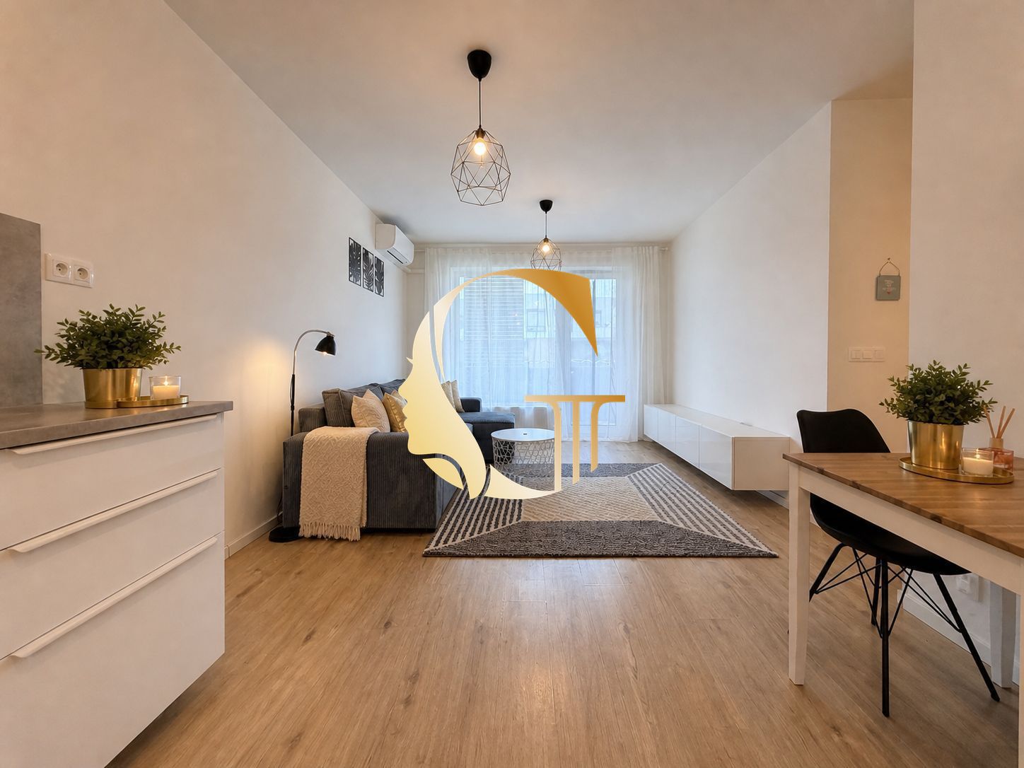 GODDESS PROPERTY – exkluzívne – PRENÁJOM 2 izb byt 60 m2 – LOGGIA a KLIMATIZÁCIA – zariadený – FIALOVÁ ulica – Slnečnice – Petržalka