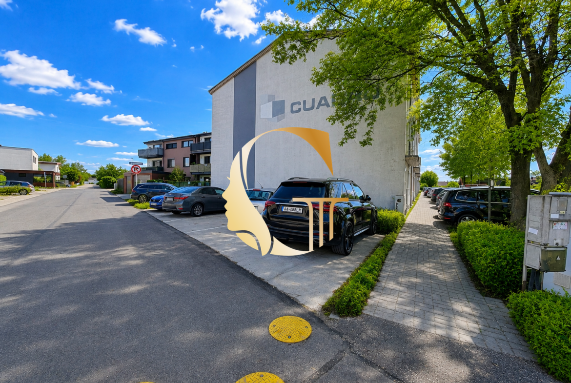 GODDESS PROPERTY – exkluzívne – PRENÁJOM – 3 izbový byt 70 m2 s predzáhradkou 50 m2 a 1x parking, KLIMATIZÁCIA – novostavba – Lipová ul. – BERNOLÁKOVO