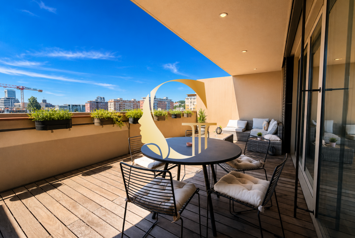 GODDESS PROPERTY – REZERVOVANÉ – PRENÁJOM 3 izb byt 87 m2 a TERASA 30 m2 – 2x parking – novostavba – moderný – Račianska ulica – Nové Mesto