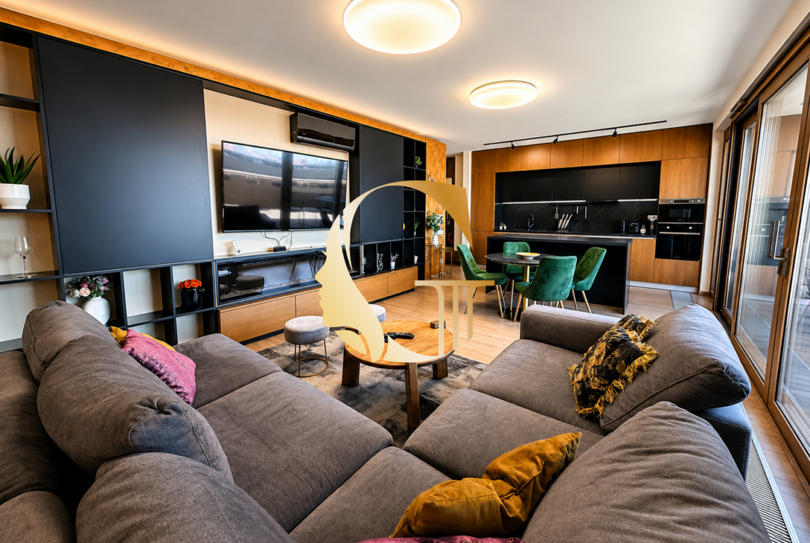 GODDESS PROPERTY – REZERVOVANÉ – PRENÁJOM 3 izb byt 87 m2 a TERASA 30 m2 – 2x parking – novostavba – moderný – Račianska ulica – Nové Mesto