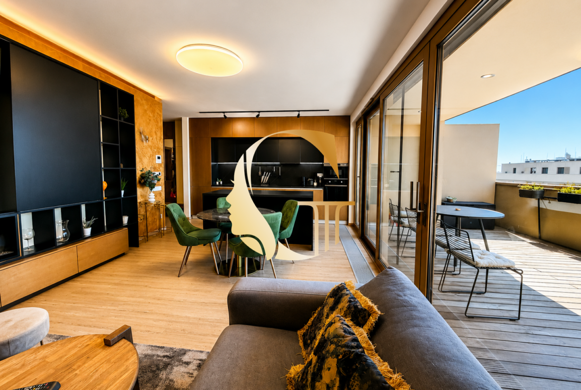 GODDESS PROPERTY – REZERVOVANÉ – PRENÁJOM 3 izb byt 87 m2 a TERASA 30 m2 – 2x parking – novostavba – moderný – Račianska ulica – Nové Mesto