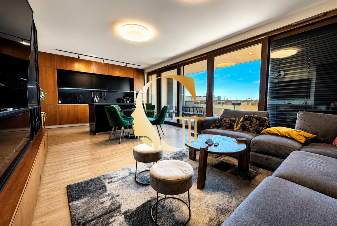 GODDESS PROPERTY – REZERVOVANÉ – PRENÁJOM 3 izb byt 87 m2 a TERASA 30 m2 – 2x parking – novostavba – moderný – Račianska ulica – Nové Mesto
