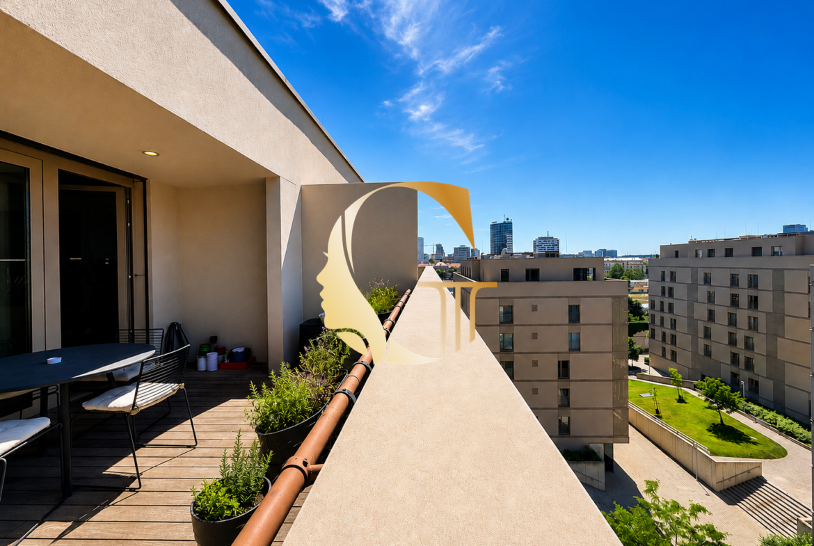 GODDESS PROPERTY – REZERVOVANÉ – PRENÁJOM 3 izb byt 87 m2 a TERASA 30 m2 – 2x parking – novostavba – moderný – Račianska ulica – Nové Mesto