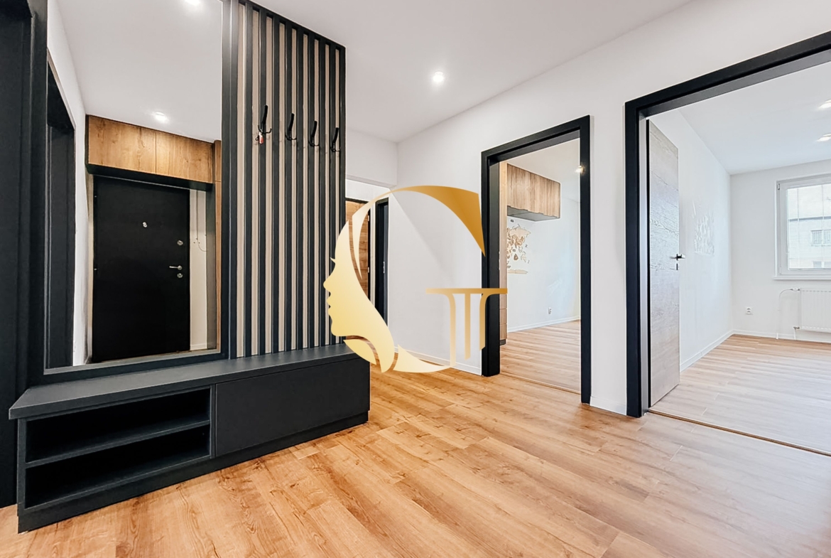 GODDESS PROPERTY – exkluzívne – PREDAJ 4 izbový byt 85 m2 – LOGGIA – moderný – kompletná rekonštrukcia – PLANCKOVA ulica – Petržalka