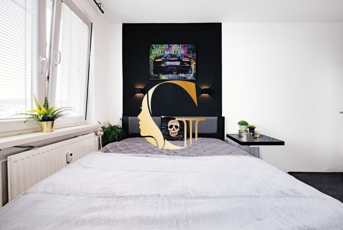 GODDESS PROPERTY – rezervované – PREDAJ – moderný 3 izbový byt 72 m2 – s LOGGIOU a pivnicou – moderný – NOBELOVA ulica – Nové Mesto