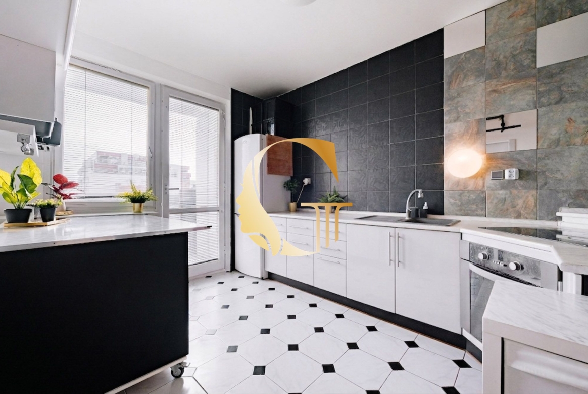 GODDESS PROPERTY – rezervované – PREDAJ – moderný 3 izbový byt 72 m2 – s LOGGIOU a pivnicou – moderný – NOBELOVA ulica – Nové Mesto