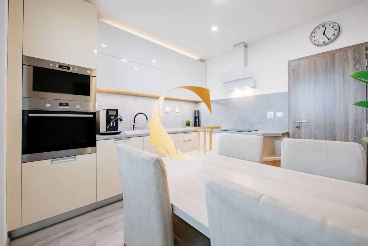GODDESS PROPERTY – rezervované  – PREDAJ 4 izbový byt 85 m2 – LOGGIA – moderne zariadený – kompletná rekonštrukcia – TUPOLEVOVA ulica – Petržalka