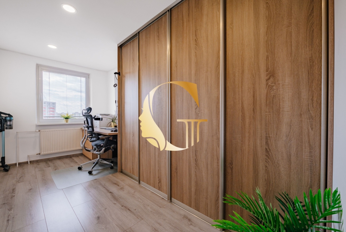 GODDESS PROPERTY – rezervované  – PREDAJ 4 izbový byt 85 m2 – LOGGIA – moderne zariadený – kompletná rekonštrukcia – TUPOLEVOVA ulica – Petržalka