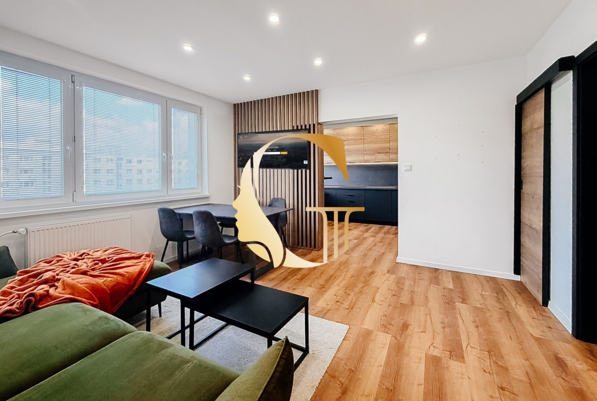 GODDESS PROPERTY – exkluzívne – PREDAJ 4 izbový byt 85 m2 – LOGGIA – moderný – kompletná rekonštrukcia – PLANCKOVA ulica – Petržalka