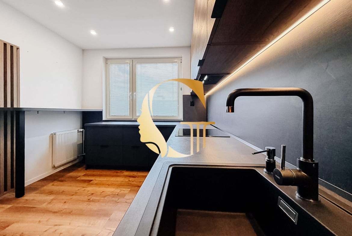 GODDESS PROPERTY – exkluzívne – PREDAJ 4 izbový byt 85 m2 – LOGGIA – moderný – kompletná rekonštrukcia – PLANCKOVA ulica – Petržalka
