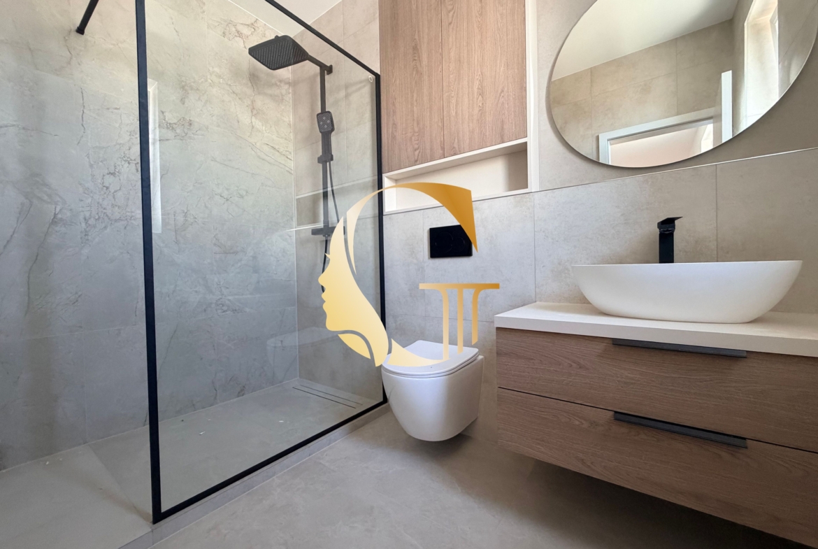 GODDESS PROPERTY – rezervované – moderný 3-izbový mezonetový byt – NOVOSTAVBA -1 parking – záhrada 58 m2 – Topoľová ulica –  ROVINKA