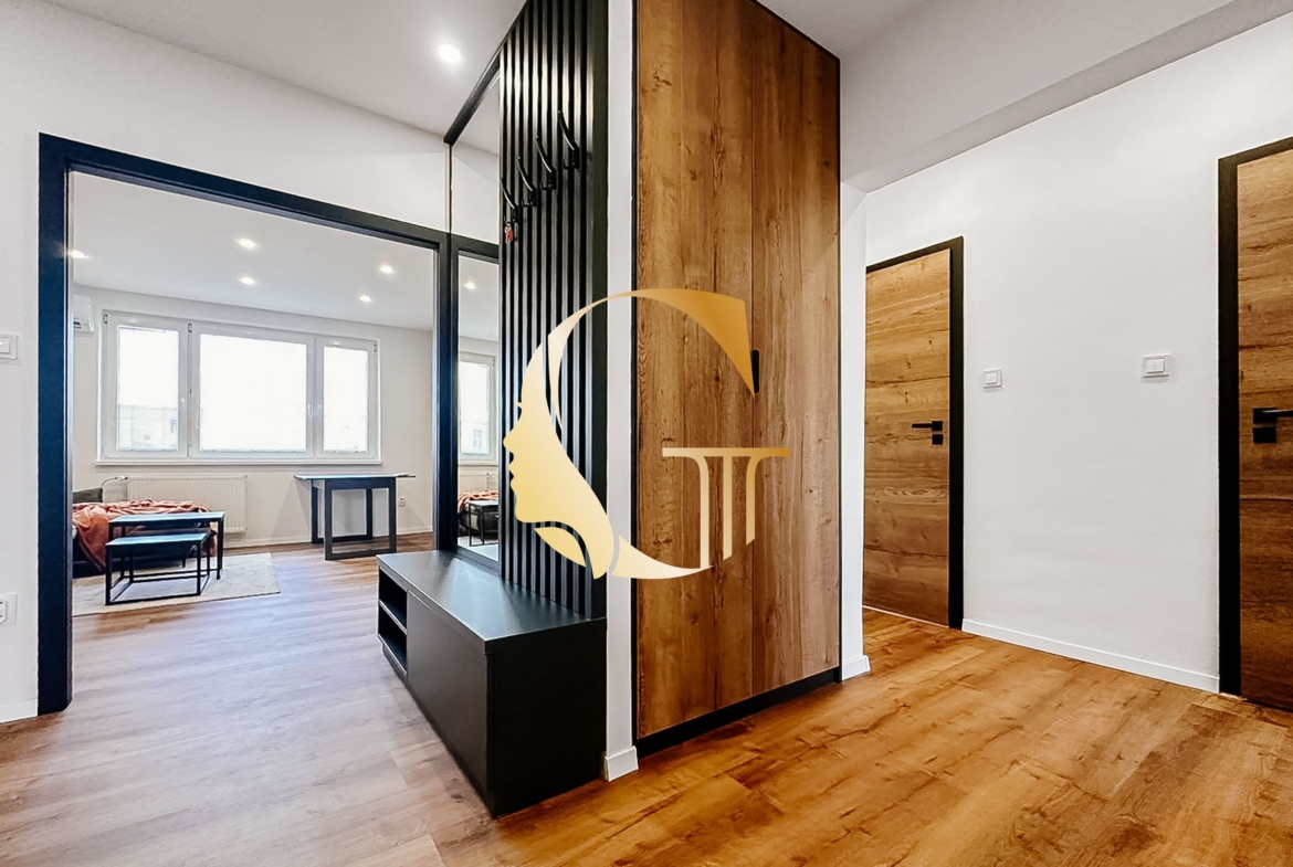GODDESS PROPERTY – exkluzívne – PREDAJ 4 izbový byt 85 m2 – LOGGIA – moderný – kompletná rekonštrukcia – PLANCKOVA ulica – Petržalka