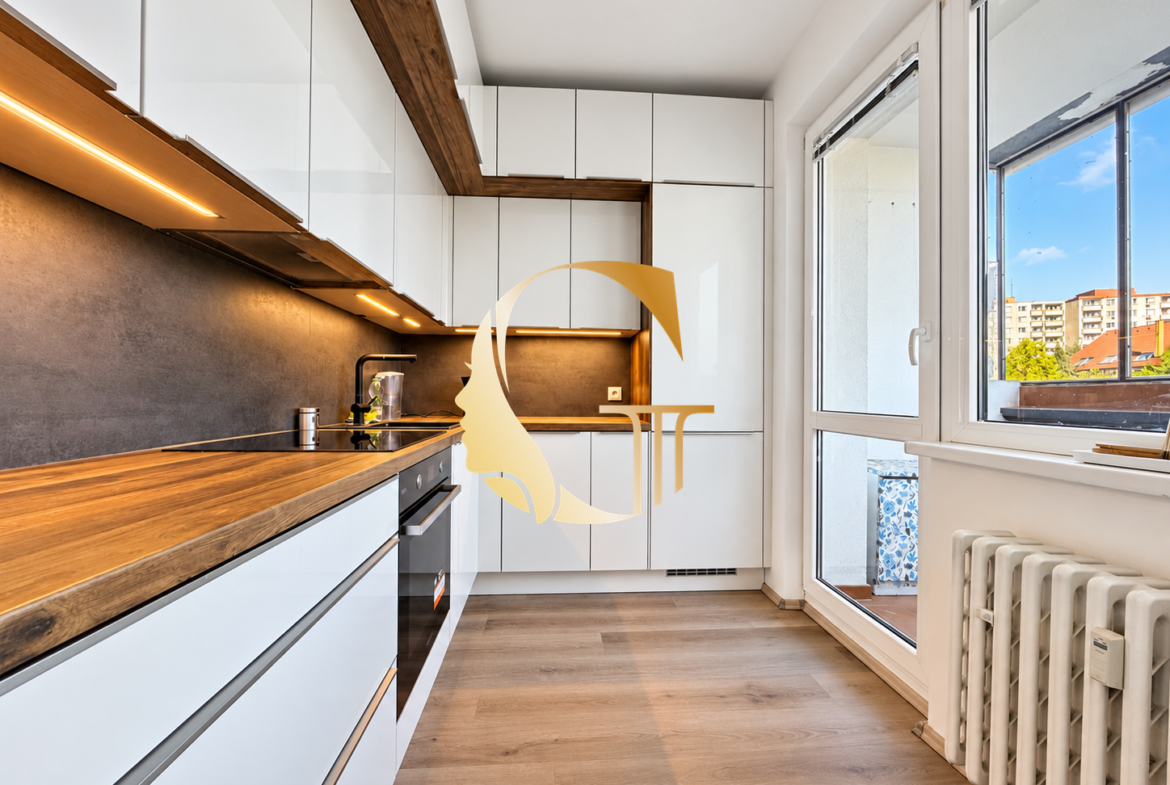 GODDESS PROPERTY – exkluzívne – PRENÁJOM – 2-izbový byt 45 m2 – zasklenná LOGGIA – ZARIADENÝ – moderný – Hraničná ulica – Ružinov