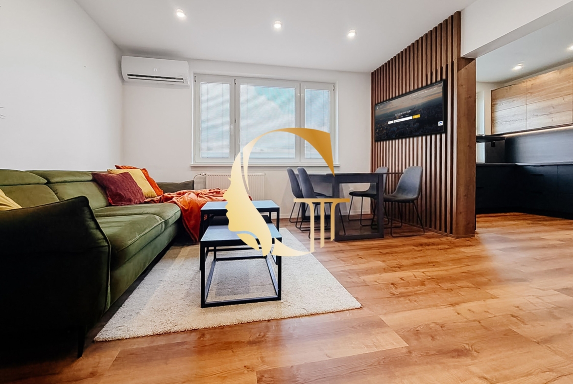 GODDESS PROPERTY – rezervované – PREDAJ 4 izbový byt 85 m2 – LOGGIA – moderný – kompletná rekonštrukcia – PLANCKOVA ulica – Petržalka