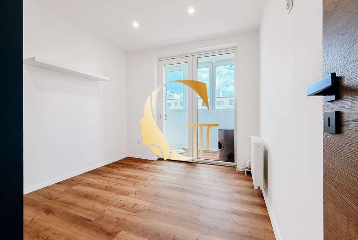 GODDESS PROPERTY – rezervované – PREDAJ 4 izbový byt 85 m2 – LOGGIA – moderný – kompletná rekonštrukcia – PLANCKOVA ulica – Petržalka