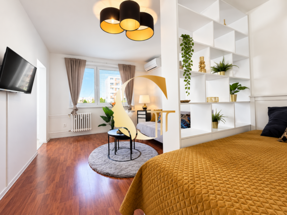GOODESS PROPERTY – exkluzívne – PREDAJ 1 izbový byt 36 m2 s KLIMATIZÁCIOU – moderne zariadený – komora a pivnica murovaná – Toryská ulica – VRAKUŇA
